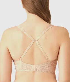 Wacoal Unlined|Bras * Halo Lace Wire Free Bralette Sand