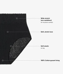 Wacoal Panties|Brief * High Bar™ Brief Black