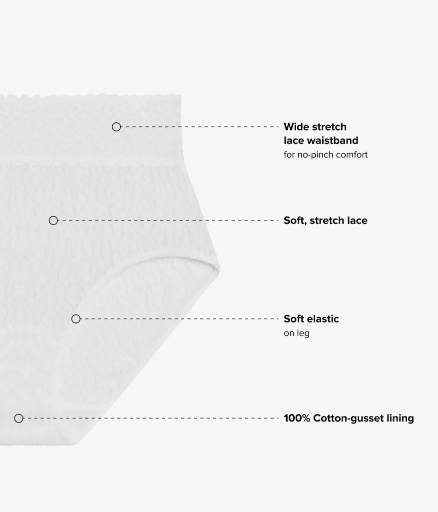 Wacoal Panties|Brief * High Bar™ Brief White