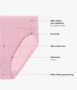 Wacoal Panties * High Bar™ Hi Cut Lilas