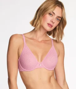 Wacoal Unlined|Bras * High Bar™ Plunge Underwire Bra Lilas