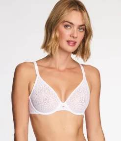 Wacoal Unlined|Bras * High Bar™ Plunge Underwire Bra White