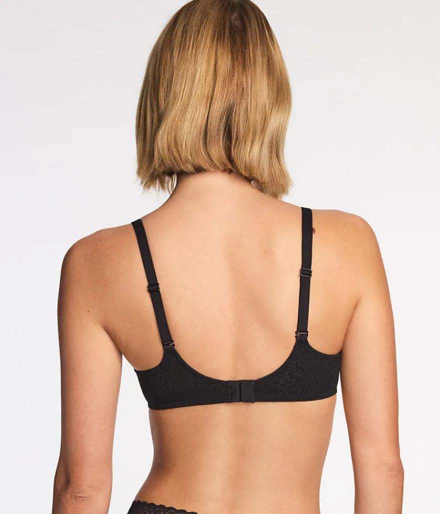 Wacoal Unlined|Bras * High Bar™ Plunge Underwire Bra Black