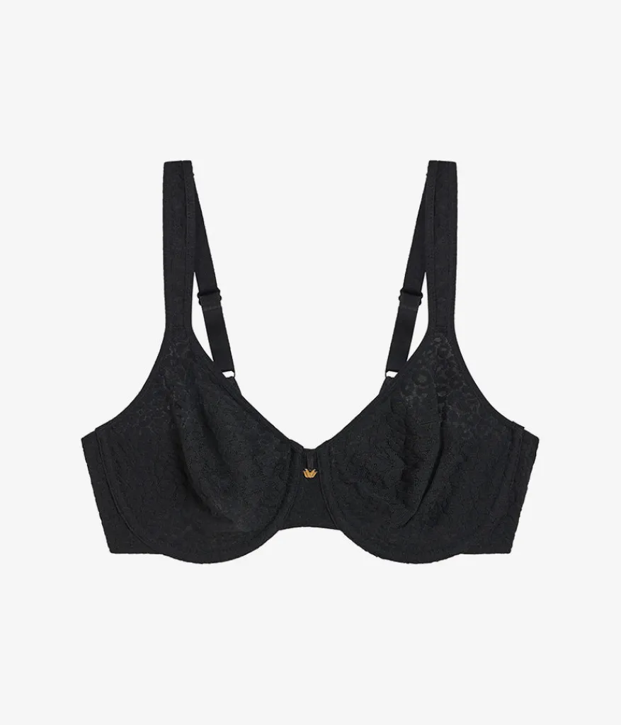Wacoal Full Figure|Unlined * High Bar™ Underwire Bra Black