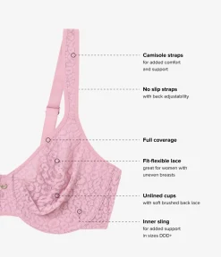 Wacoal Full Figure|Unlined * High Bar™ Underwire Bra Lilas