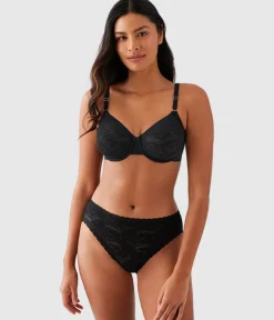 Wacoal Unlined|Seamless * High Profile™ Underwire Bra Black