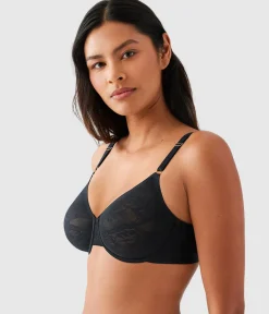 Wacoal Unlined|Seamless * High Profile™ Underwire Bra Black