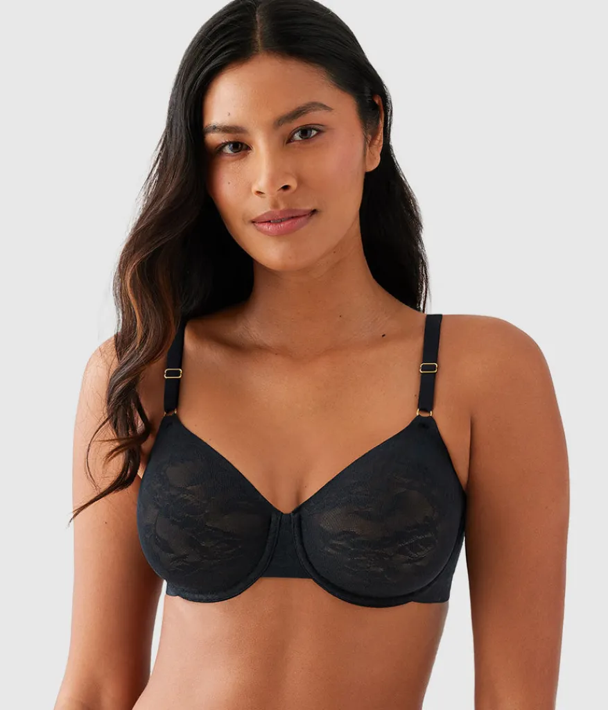 Wacoal Unlined|Seamless * High Profile™ Underwire Bra Black