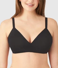 Wacoal Seamless|T-Shirt * How Perfect Wire Free T-Shirt Bra Black