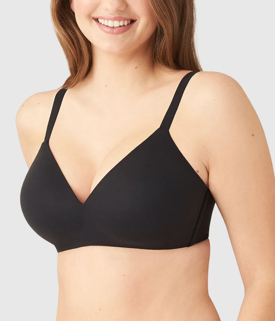 Wacoal Seamless|T-Shirt * How Perfect Wire Free T-Shirt Bra Black