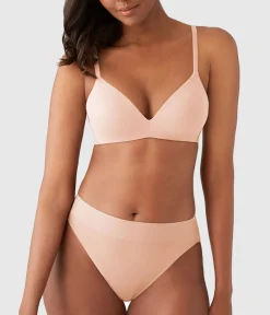 Wacoal Seamless|T-Shirt * How Perfect Wire Free T-Shirt Bra Rose Dust