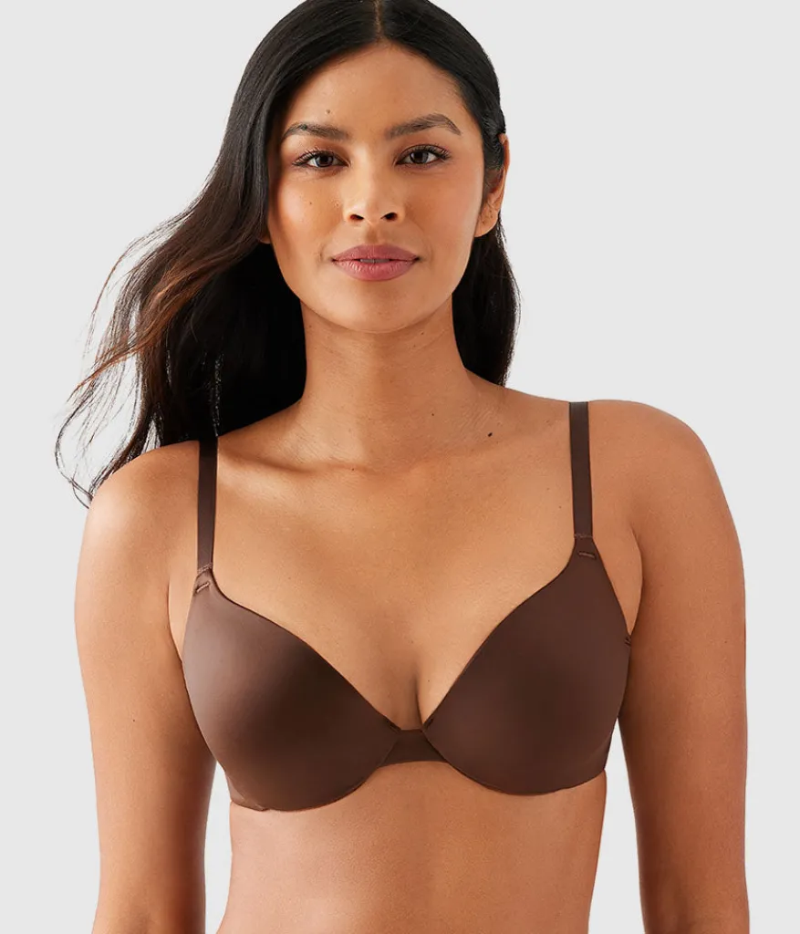 Wacoal Seamless|T-Shirt * Inner Sheen T-Shirt Bra Chocolate Martini