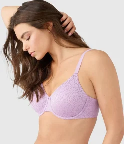 Wacoal Full Figure|Unlined * Inside Job™ Underwire Bra Lavender Sage