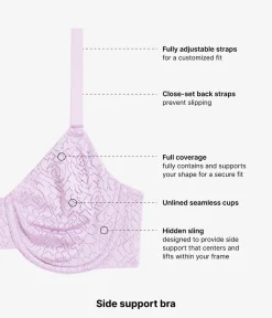 Wacoal Full Figure|Unlined * Inside Job™ Underwire Bra Lavender Sage