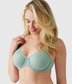 Wacoal Full Figure|Unlined * Inside Job™ Underwire Bra Iceberg Green