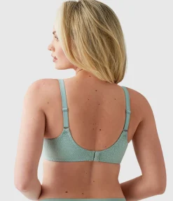 Wacoal Full Figure|Unlined * Inside Job™ Underwire Bra Iceberg Green