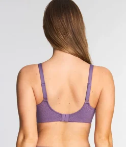 Wacoal Full Figure|Unlined * Inside Job™ Wire Free Bra Italian Grape