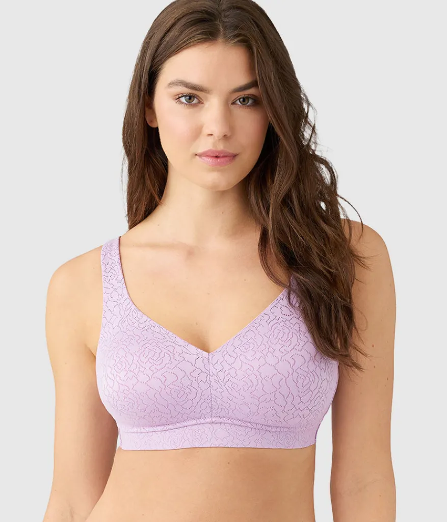 Wacoal Full Figure|Unlined * Inside Job™ Wire Free Bra Lavender Sage