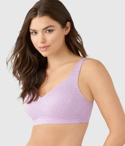 Wacoal Full Figure|Unlined * Inside Job™ Wire Free Bra Lavender Sage