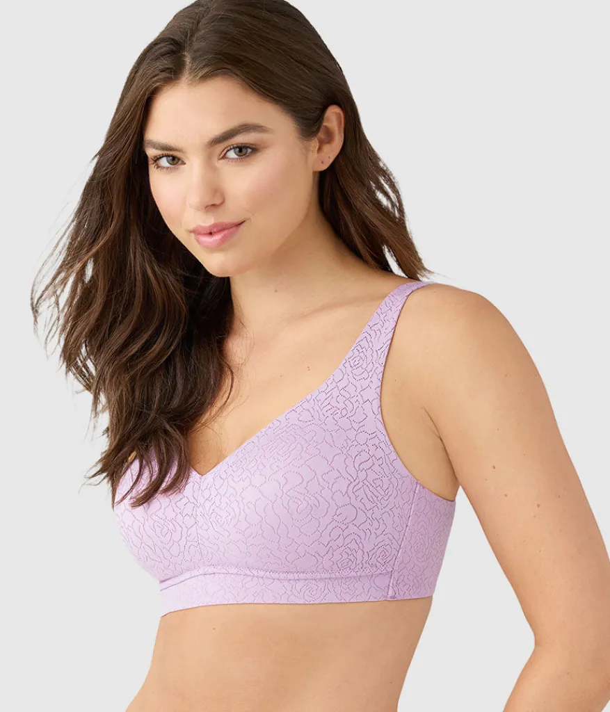 Wacoal Full Figure|Unlined * Inside Job™ Wire Free Bra Lavender Sage