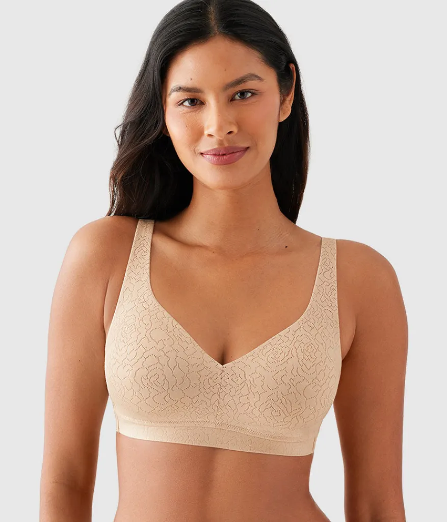 Wacoal Full Figure|Unlined * Inside Job™ Wire Free Bra Sand