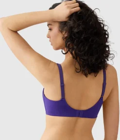 Wacoal Full Figure|Unlined * Inside Job™ Wire Free Bra Purple Indigo