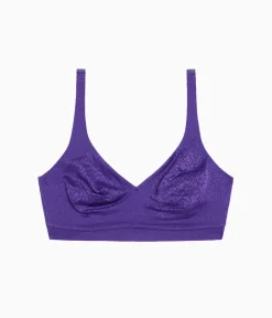 Wacoal Full Figure|Unlined * Inside Job™ Wire Free Bra Purple Indigo