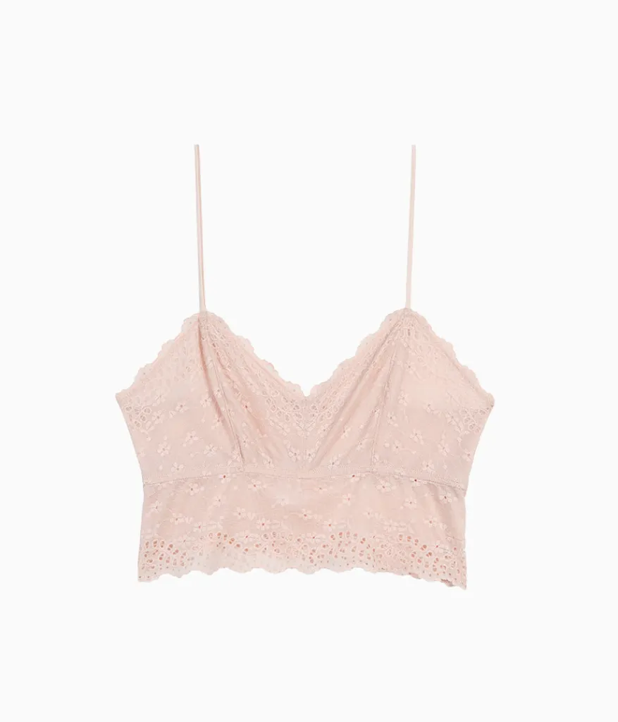 Wacoal Bralettes|Unlined * Inpired Eyeet Braette Rose Smoke