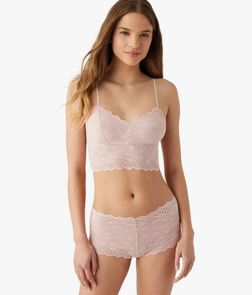 Wacoal Bralettes|Unlined * Inpired Eyeet Braette Rose Smoke