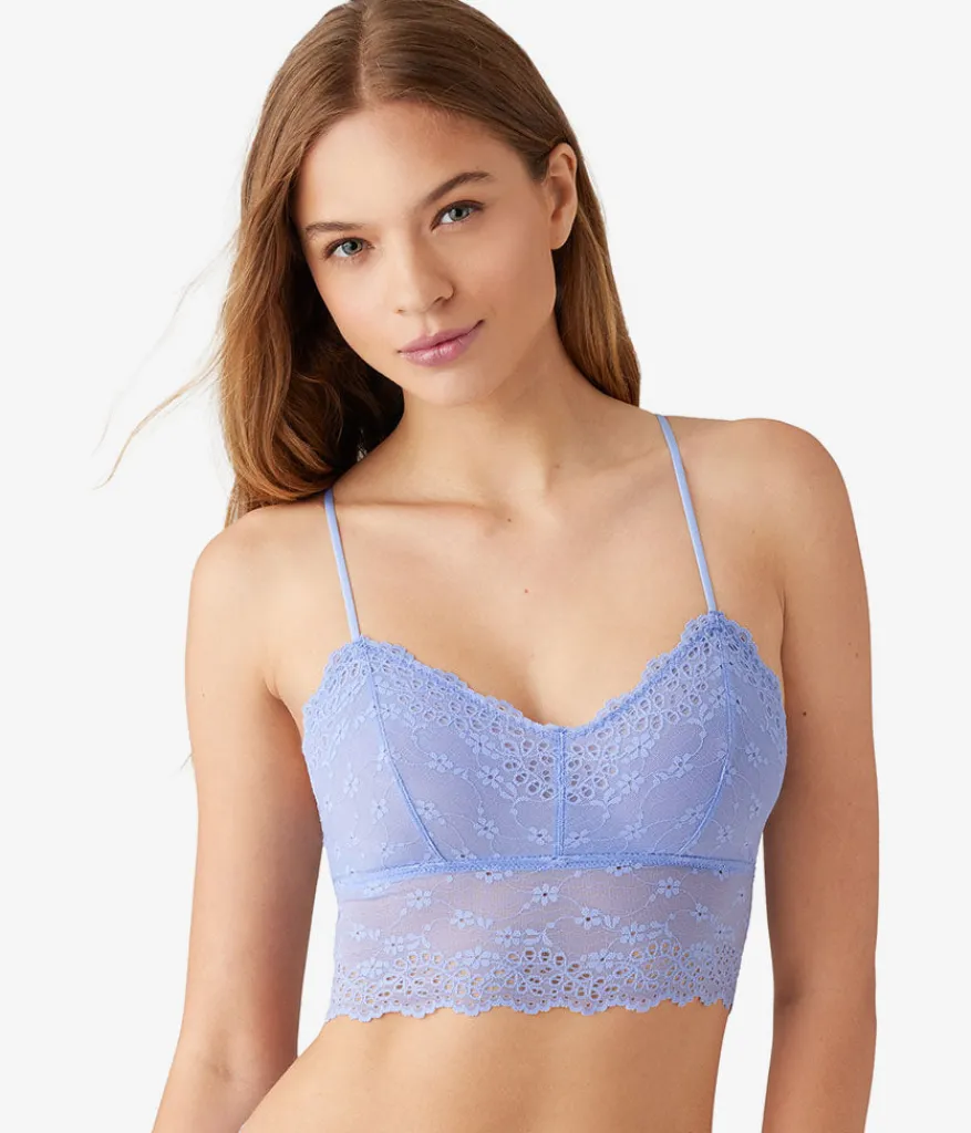 Wacoal Bralettes|Unlined * Inpired Eyeet Braette Pale Iris