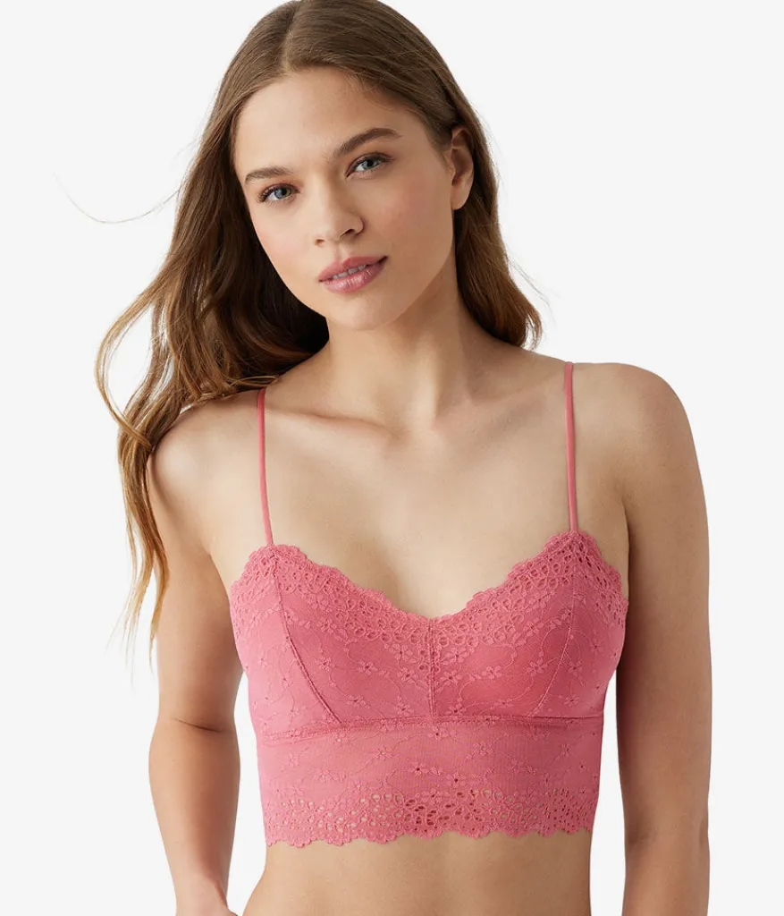 Wacoal Bralettes|Unlined * Inpired Eyeet Braette Slate Rose