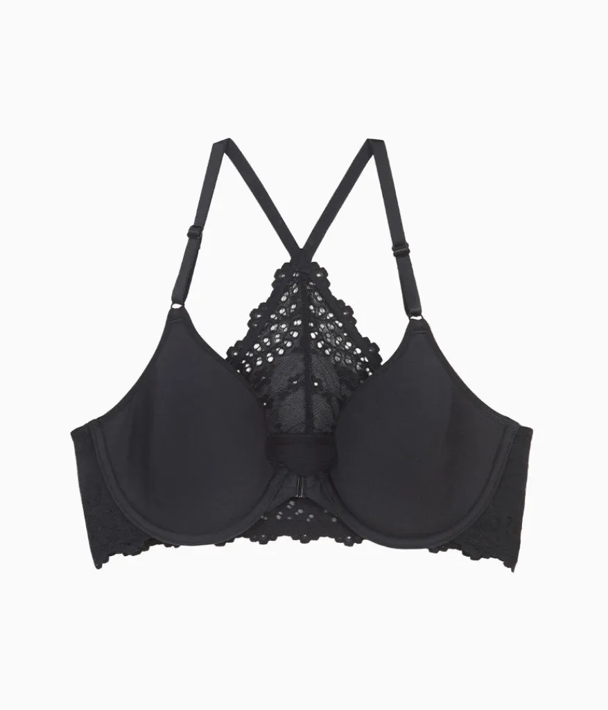 Wacoal T-Shirt|Racerback/Convertible * Inspired Eyelet Front Close T-Shirt Bra Night