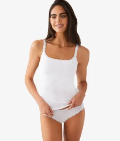 Wacoal Camis & Tanks * Inpired Eyeet hef Bra Cai White