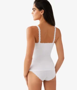 Wacoal Camis & Tanks * Inpired Eyeet hef Bra Cai White