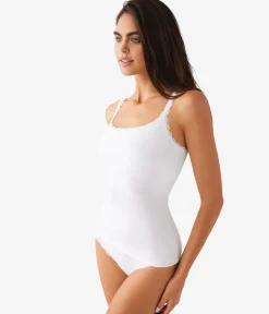 Wacoal Camis & Tanks * Inpired Eyeet hef Bra Cai White