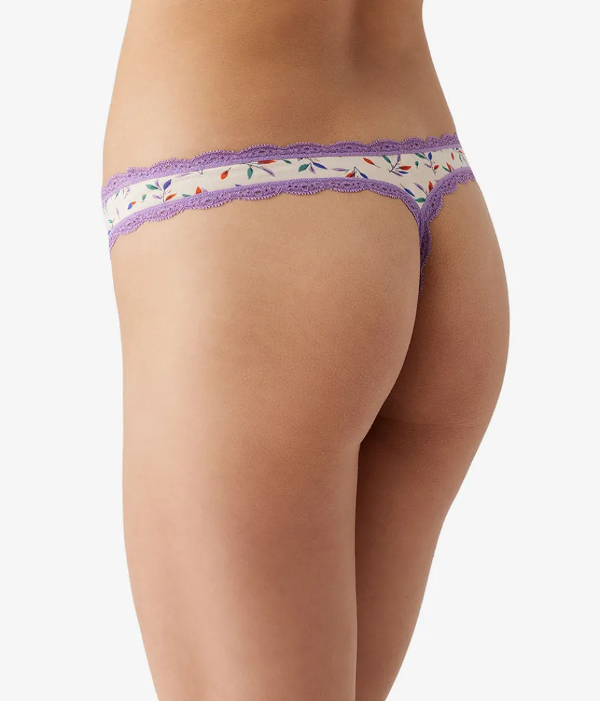 Wacoal Thong * Inpired Eyeet Thong Simply Petals