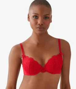Wacoal Lace * It's On Contour Bra Savvy Red