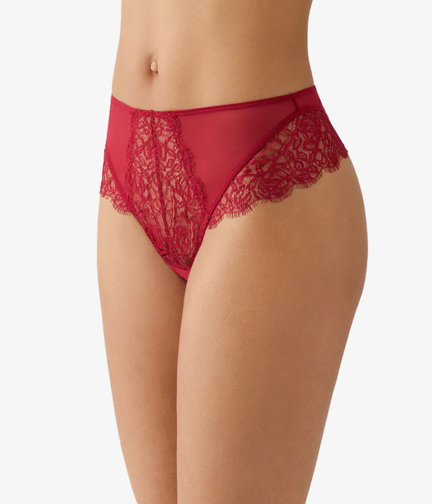 Wacoal Thong * It' On Hi-Wait Thong Biking Red