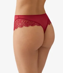 Wacoal Thong * It' On Hi-Wait Thong Biking Red