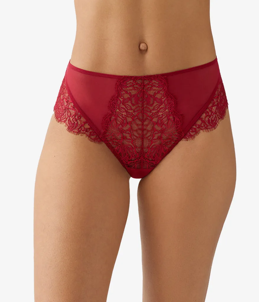 Wacoal Thong * It' On Hi-Wait Thong Biking Red