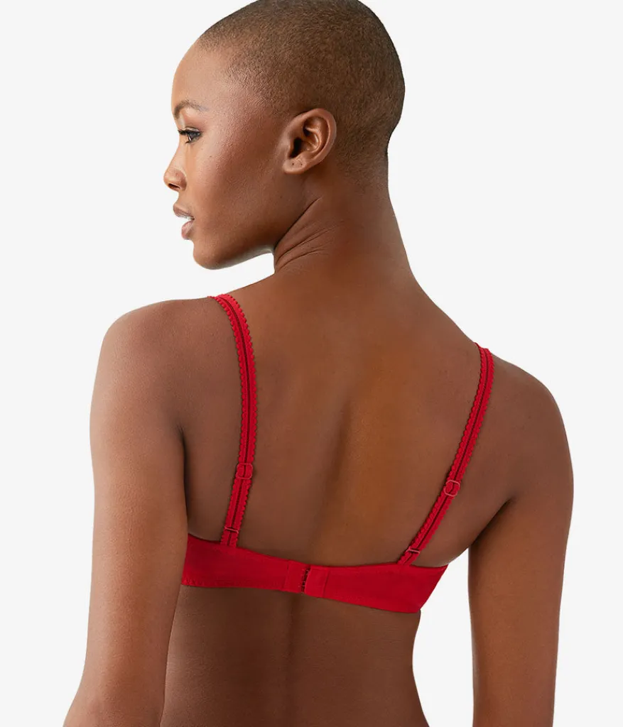 Wacoal Unlined|Lace * It's On Underwire Bra Savvy Red