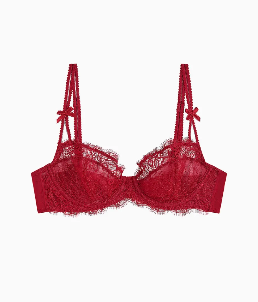 Wacoal Unlined|Lace * It's On Underwire Bra Biking Red