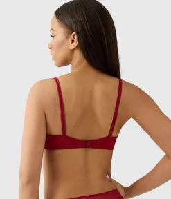 Wacoal Unlined|Lace * It's On Underwire Bra Biking Red