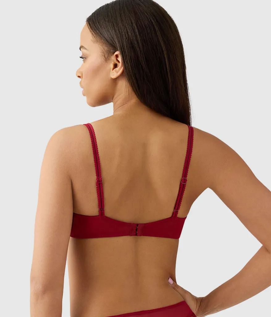 Wacoal Unlined|Lace * It's On Underwire Bra Biking Red