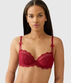Wacoal Unlined|Lace * It's On Underwire Bra Biking Red