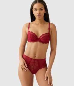 Wacoal Unlined|Lace * It's On Underwire Bra Biking Red