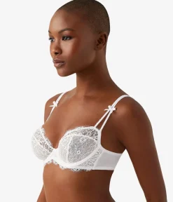 Wacoal Unlined|Lace * It's On Underwire Bra Sea Salt