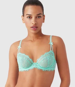 Wacoal Unlined|Lace * It's On Underwire Bra Cabbage