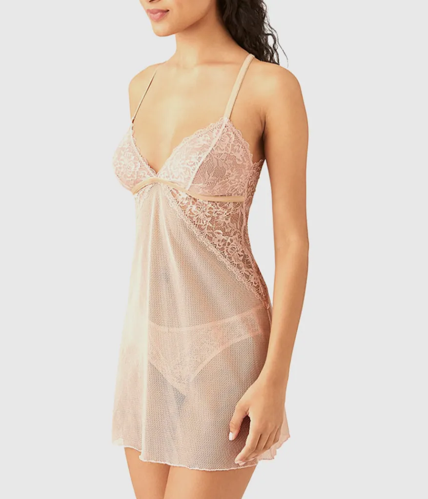 Wacoal Chemises & Bodysuits * ace Encounter Cheie Rose Smoke
