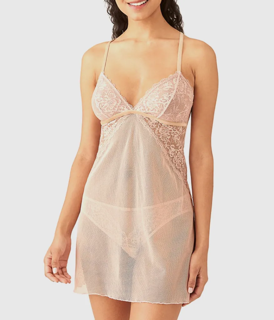 Wacoal Chemises & Bodysuits * ace Encounter Cheie Rose Smoke